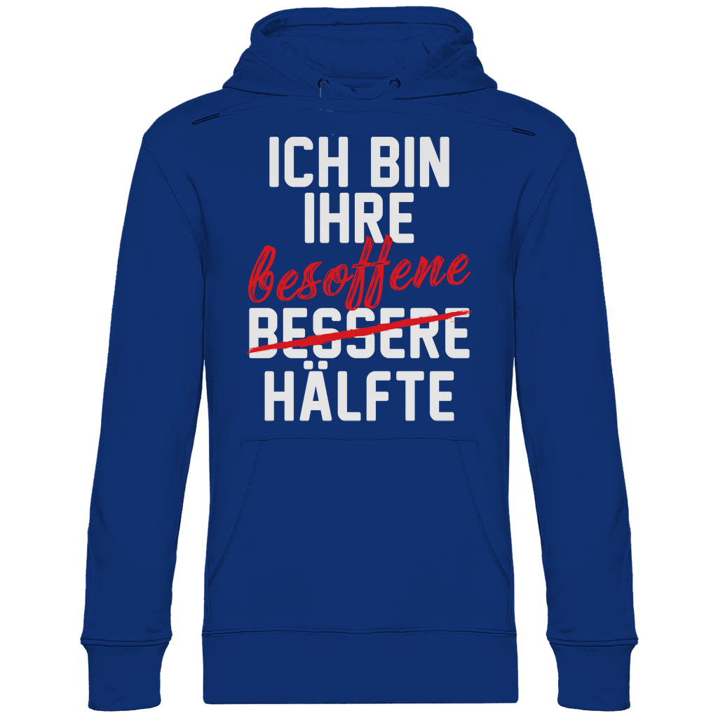 Ich bin ihre besoffene Hälfte - Unisex Hoodie Royal