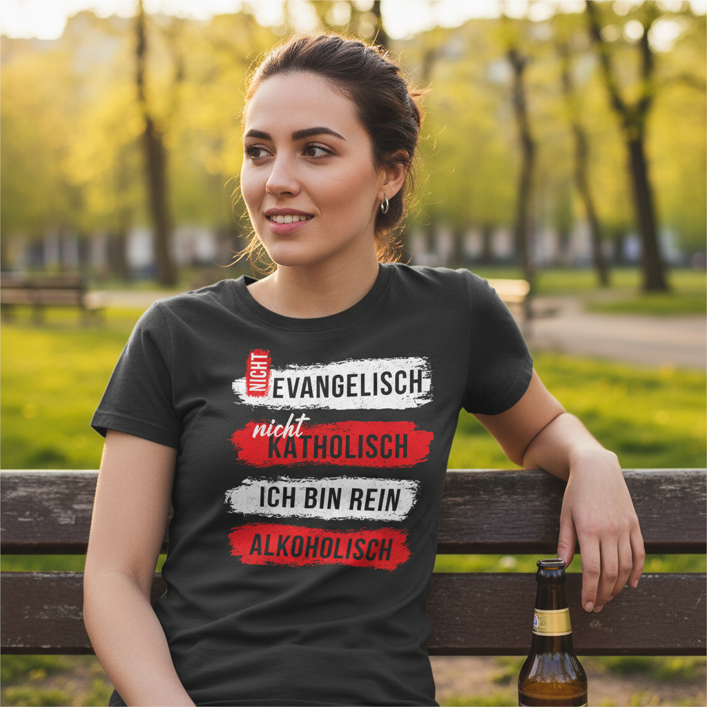 Ich bin rein Alkoholisch - Damenshirt