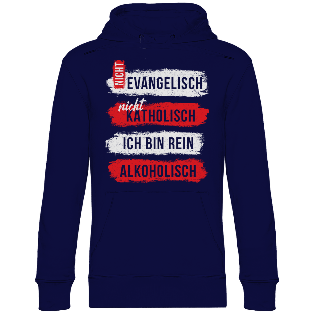 Ich bin rein Alkoholisch - Unisex Hoodie Navy Blue