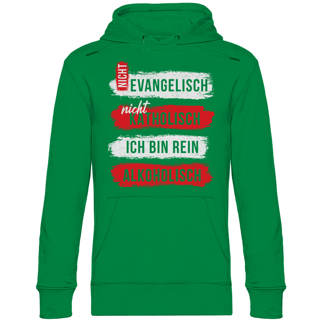Ich bin rein Alkoholisch - Unisex Hoodie Kelly Green