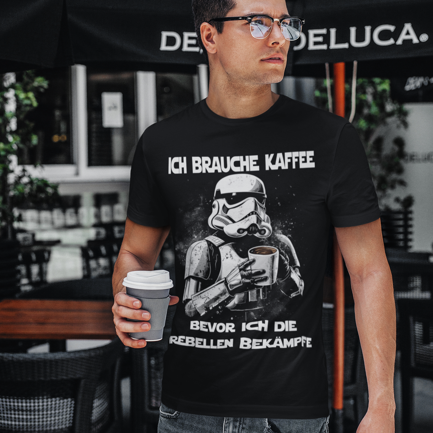 Ich brauche Kaffee - Stormtrooper - Herren Shirt