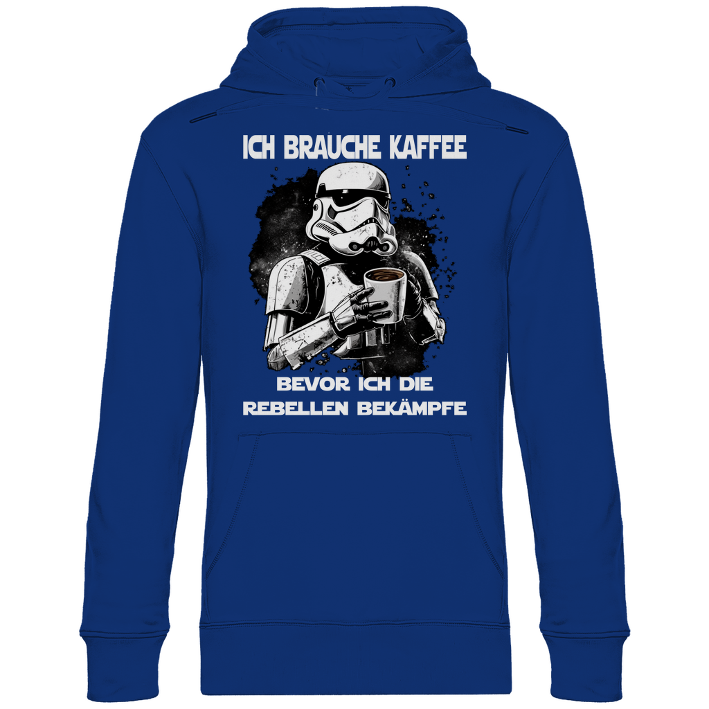 Ich brauche Kaffee - Stormtrooper - Unisex Hoodie Royal