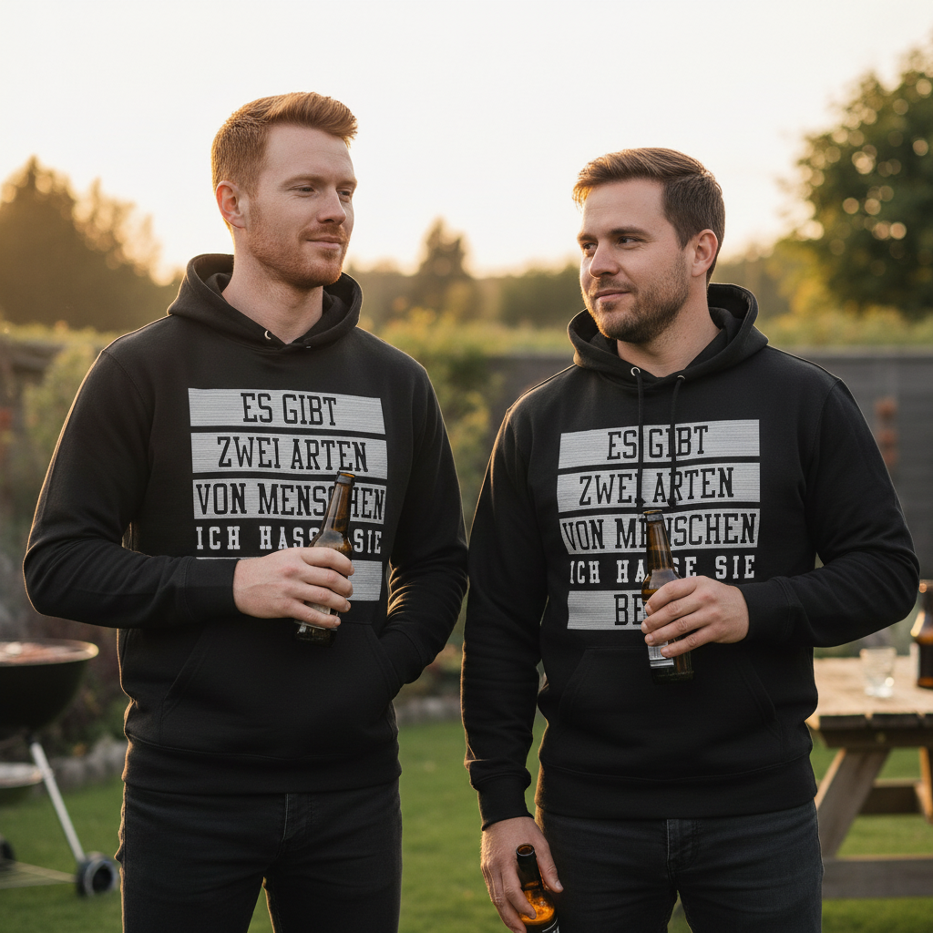 Es gibt zwei Arten von Menschen - Unisex Hoodie