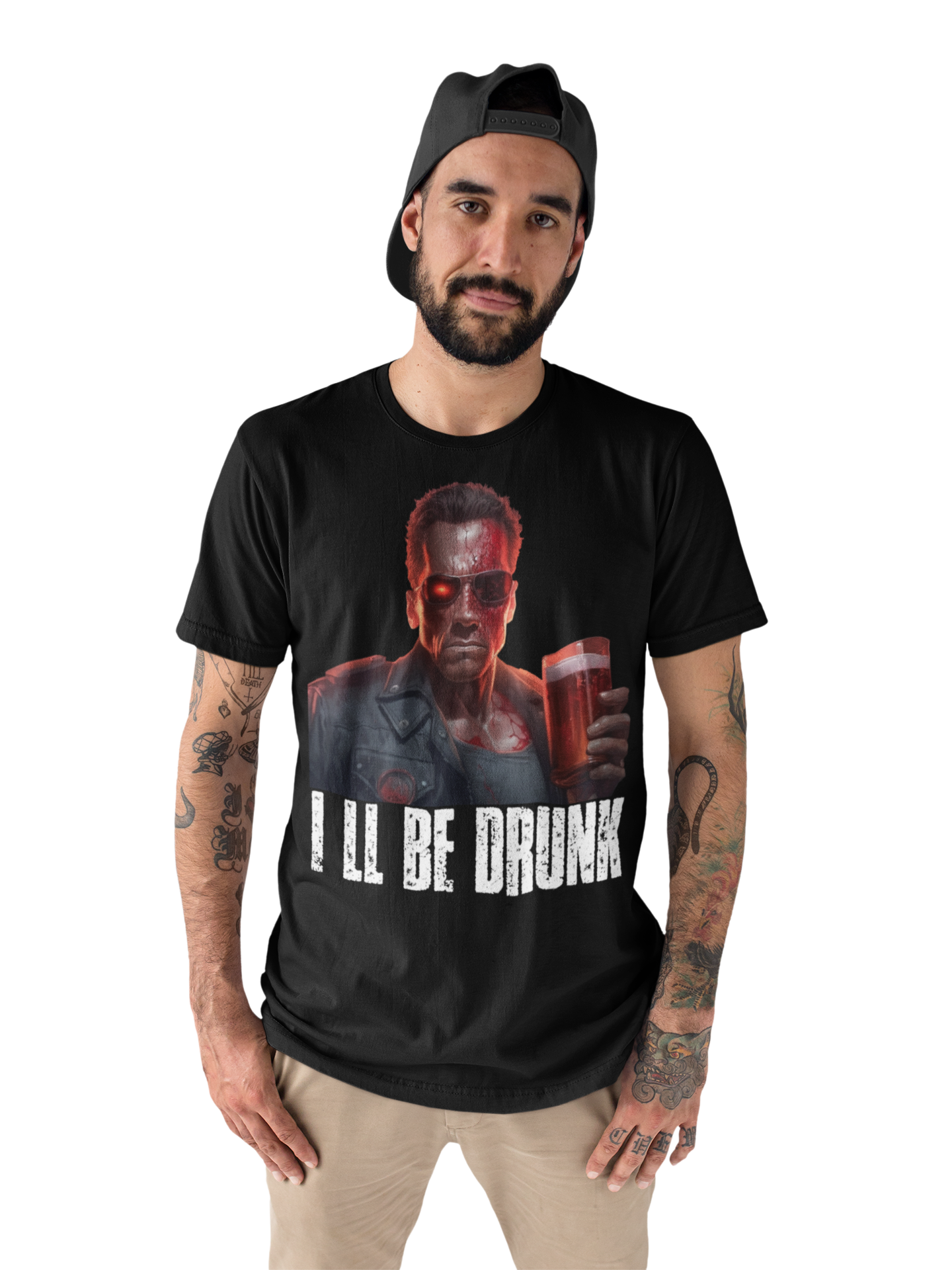 Terminator Ill be Drunk - Herren Shirt