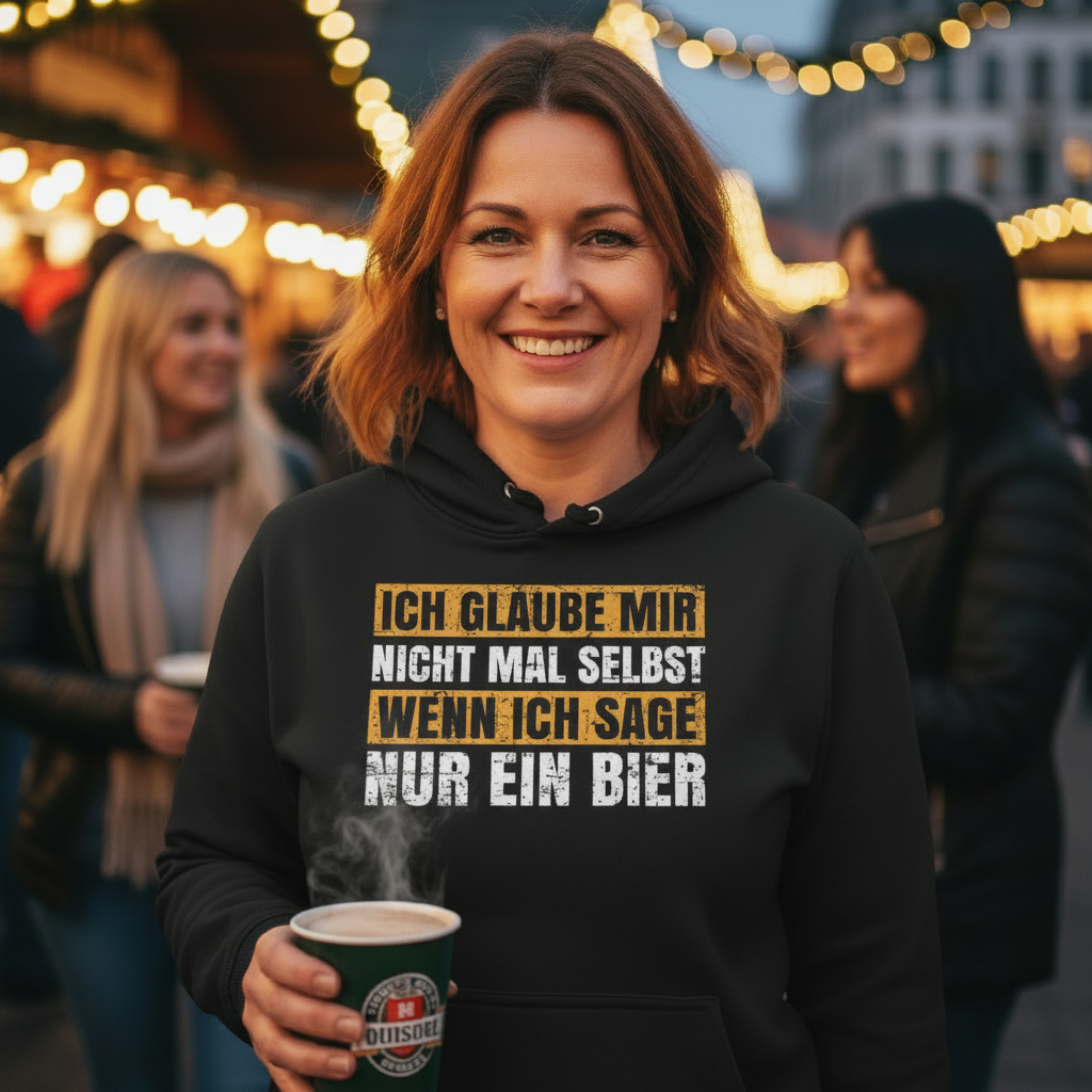 Ich glaube mir nicht mal selbst - Damen Hoodie