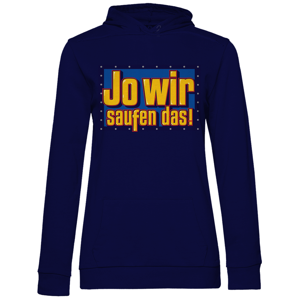 Jo wir saufen das - Bob der Baumeister - Damen Hoodie Navy Blue