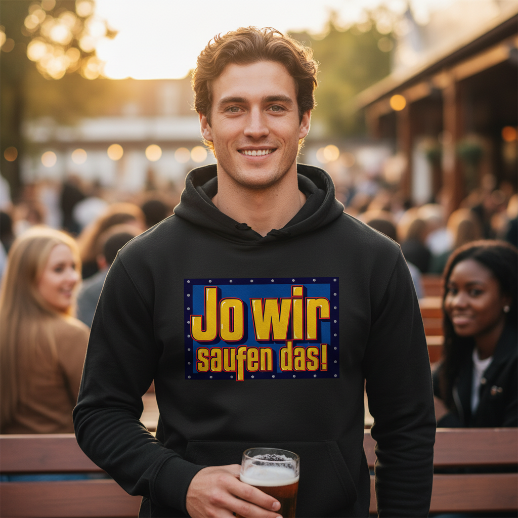 Jo wir saufen das - Bob der Baumeister - Unisex Hoodie