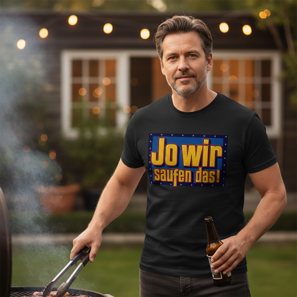 Jo wir saufen das - Bob der Baumeister - Herren Shirt