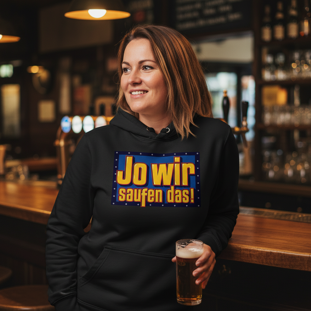 Jo wir saufen das - Bob der Baumeister - Damen Hoodie