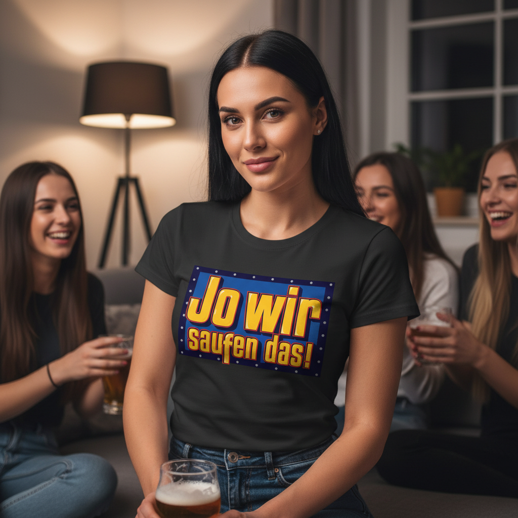 Jo wir saufen das - Bob der Baumeister - Damenshirt