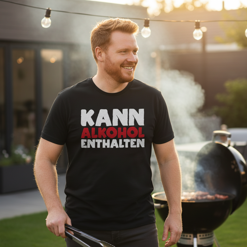 Kann Alkohol enthalten - Herren Shirt