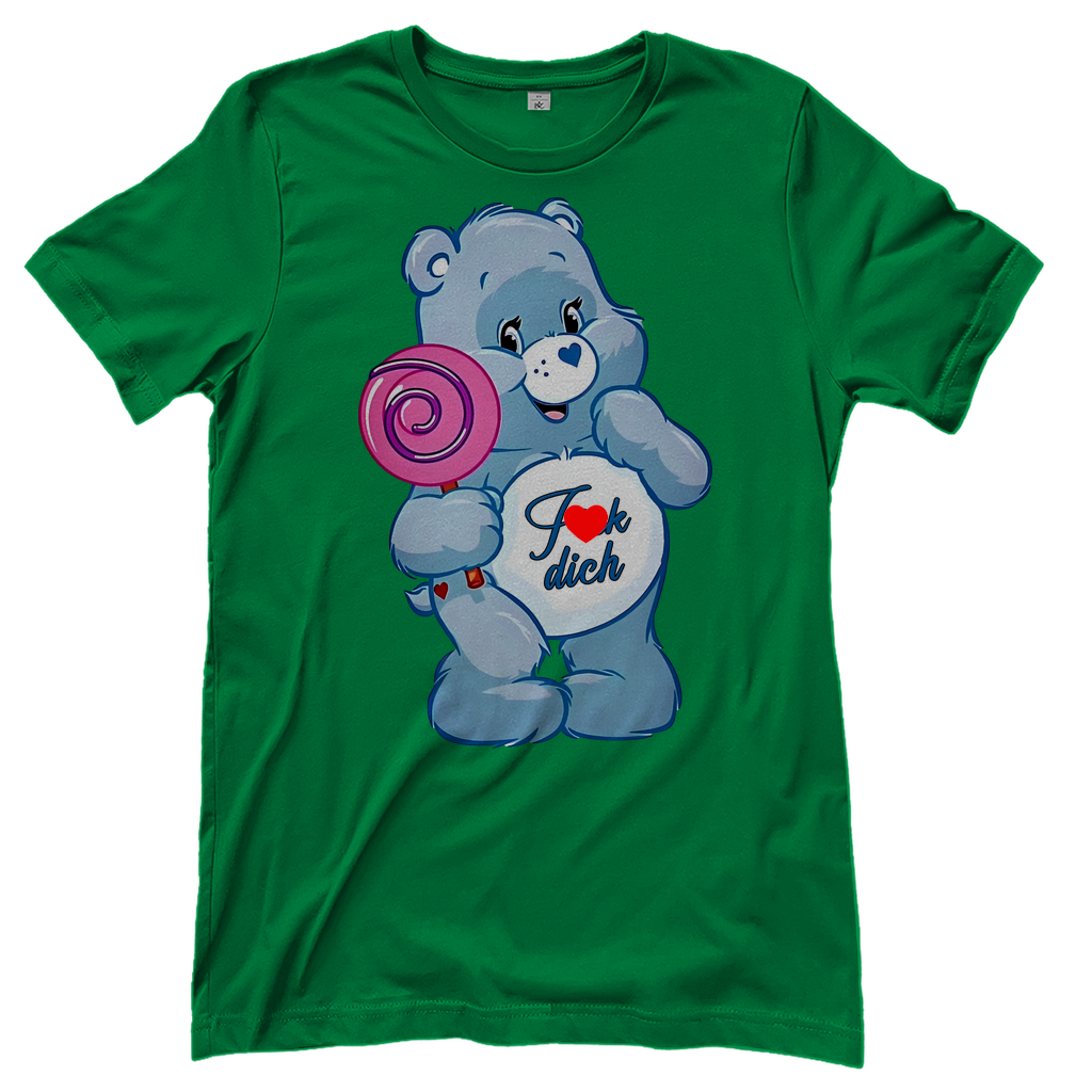 Fick dich Bärchi - Glücksbärchi - Damenshirt Kelly Green