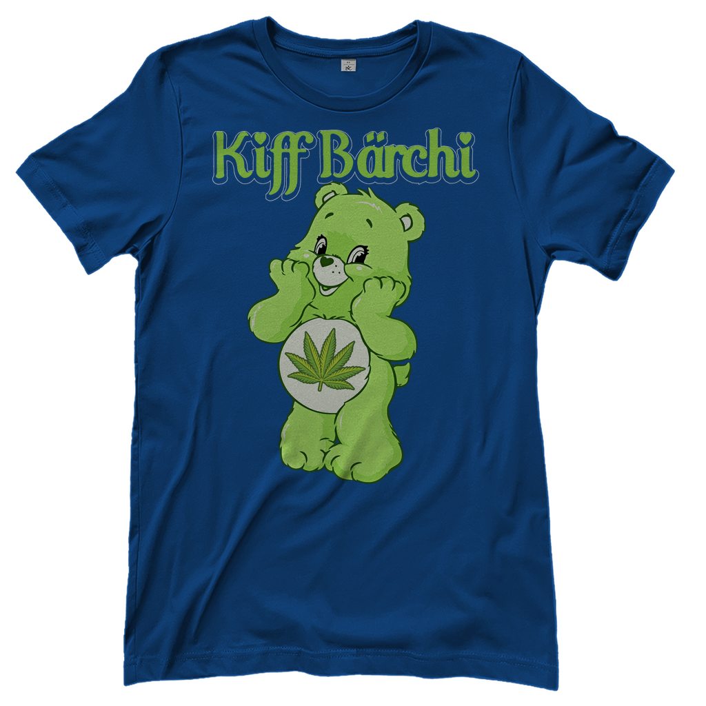 Kiff Bärchi - Glücksbärchi - Damenshirt Royal Blue