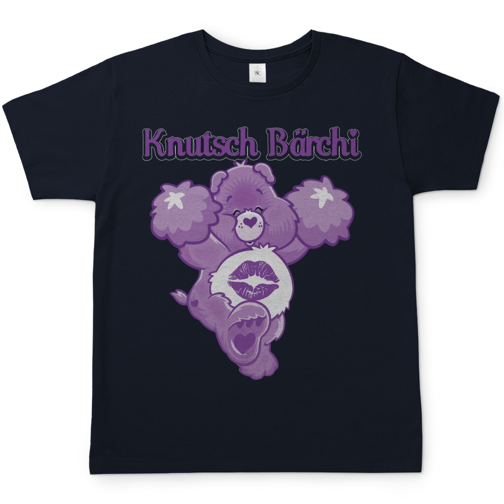 Knutsch Bärchi - Glücksbärchi - Herren Shirt Navy