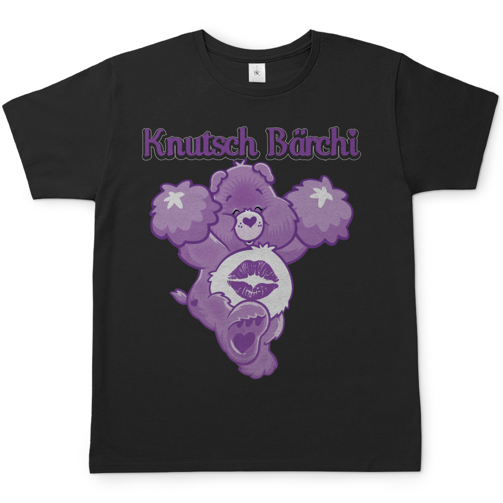 Knutsch Bärchi - Glücksbärchi - Herren Shirt Black