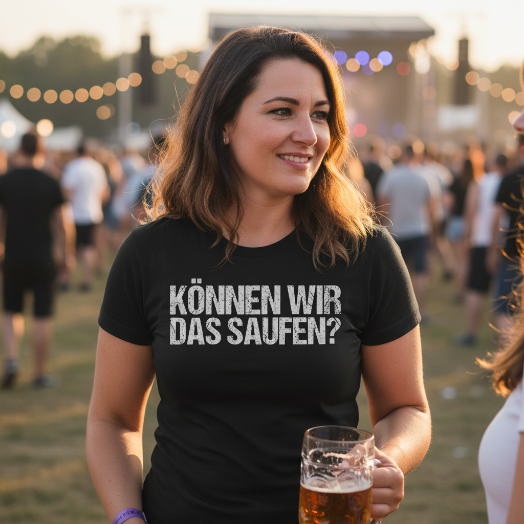 Können wir das saufen? - Damenshirt