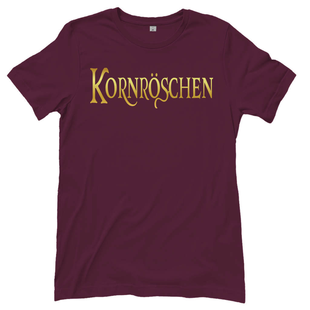 Kornröschen - Prinzessin Gold - Damenshirt Burgundy