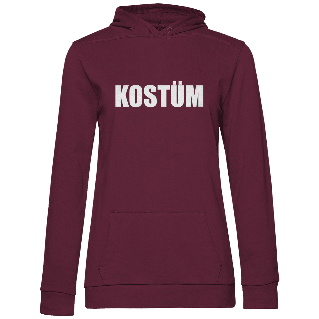 Kostüm - Damen Hoodie Wine