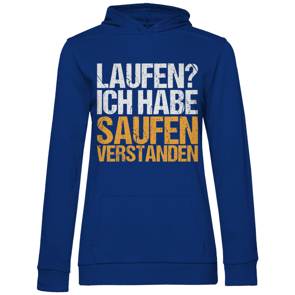 Laufen? Ich habe saufen verstanden - Damen Hoodie Royal
