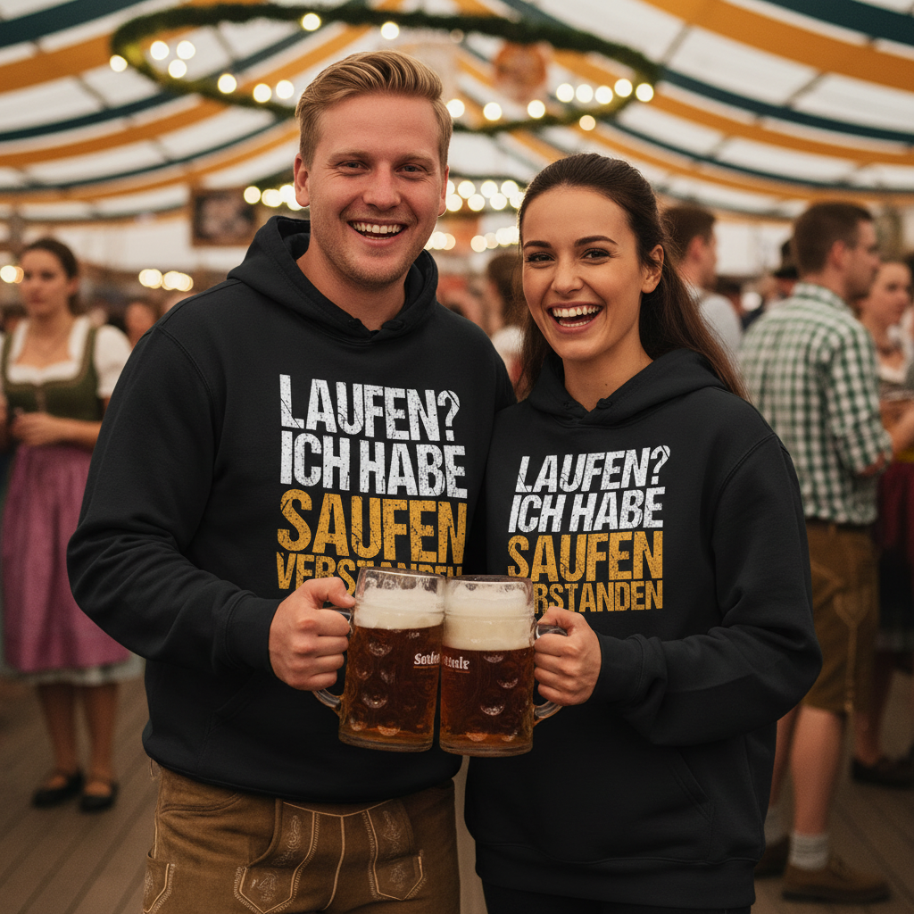 Laufen? Ich habe saufen verstanden - Unisex Hoodie