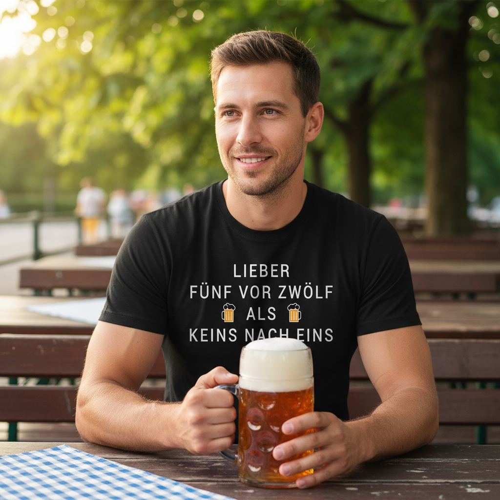 Lieber fünf vor zwölf als keins nach eins - Herren Shirt
