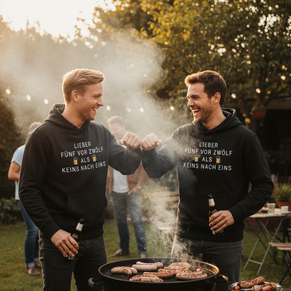 Lieber fünf vor zwölf als keins nach eins - Unisex Hoodie