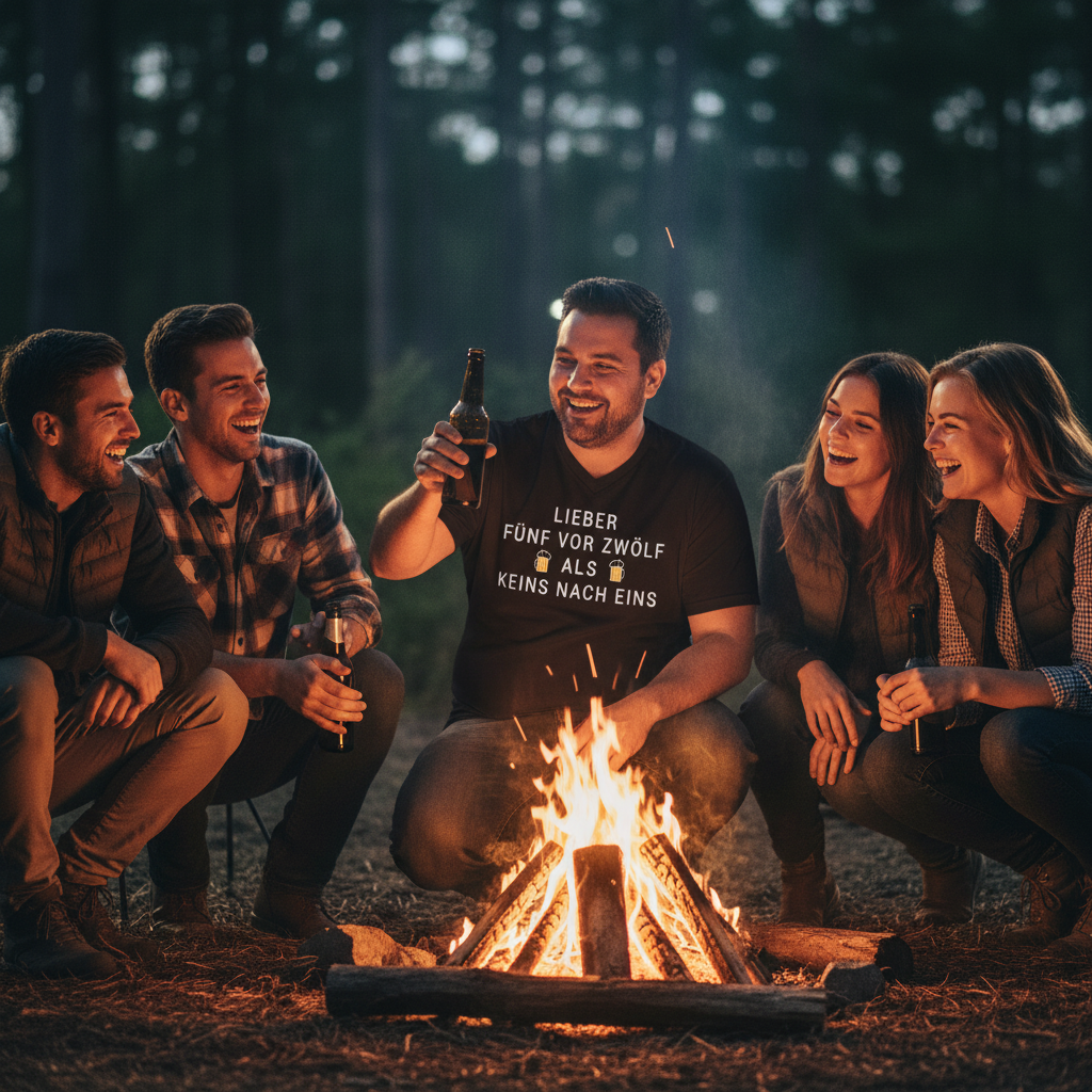 Lieber fünf vor zwölf als keins nach eins - Herren V-Neck Shirt