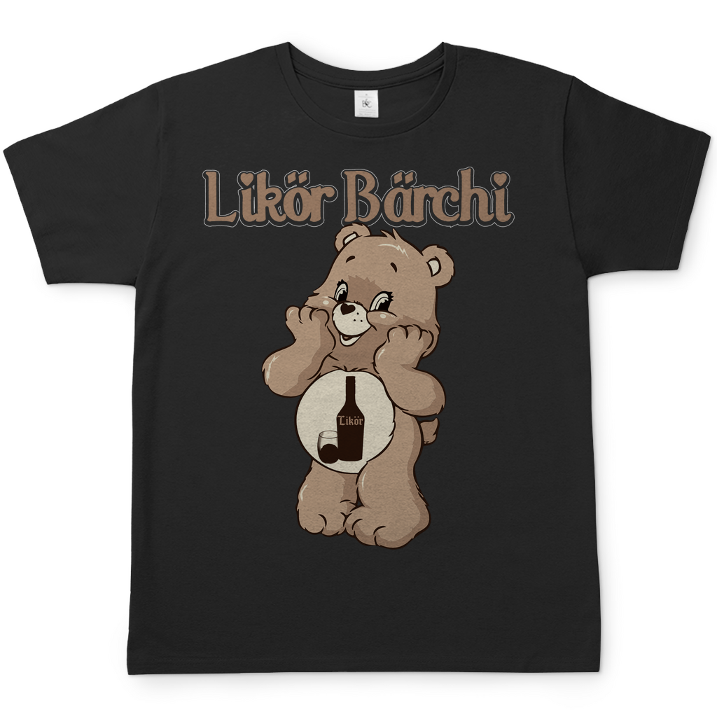 Likör Bärchi - Glücksbärchi - Herren Shirt Black