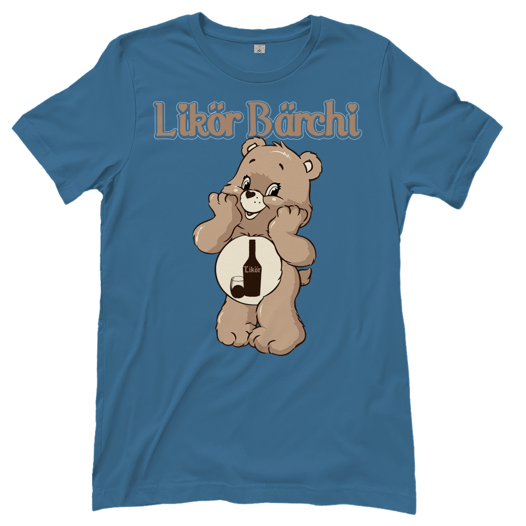 LIkör Bärchi - Glücksbärchi - Damenshirt Stone Blue