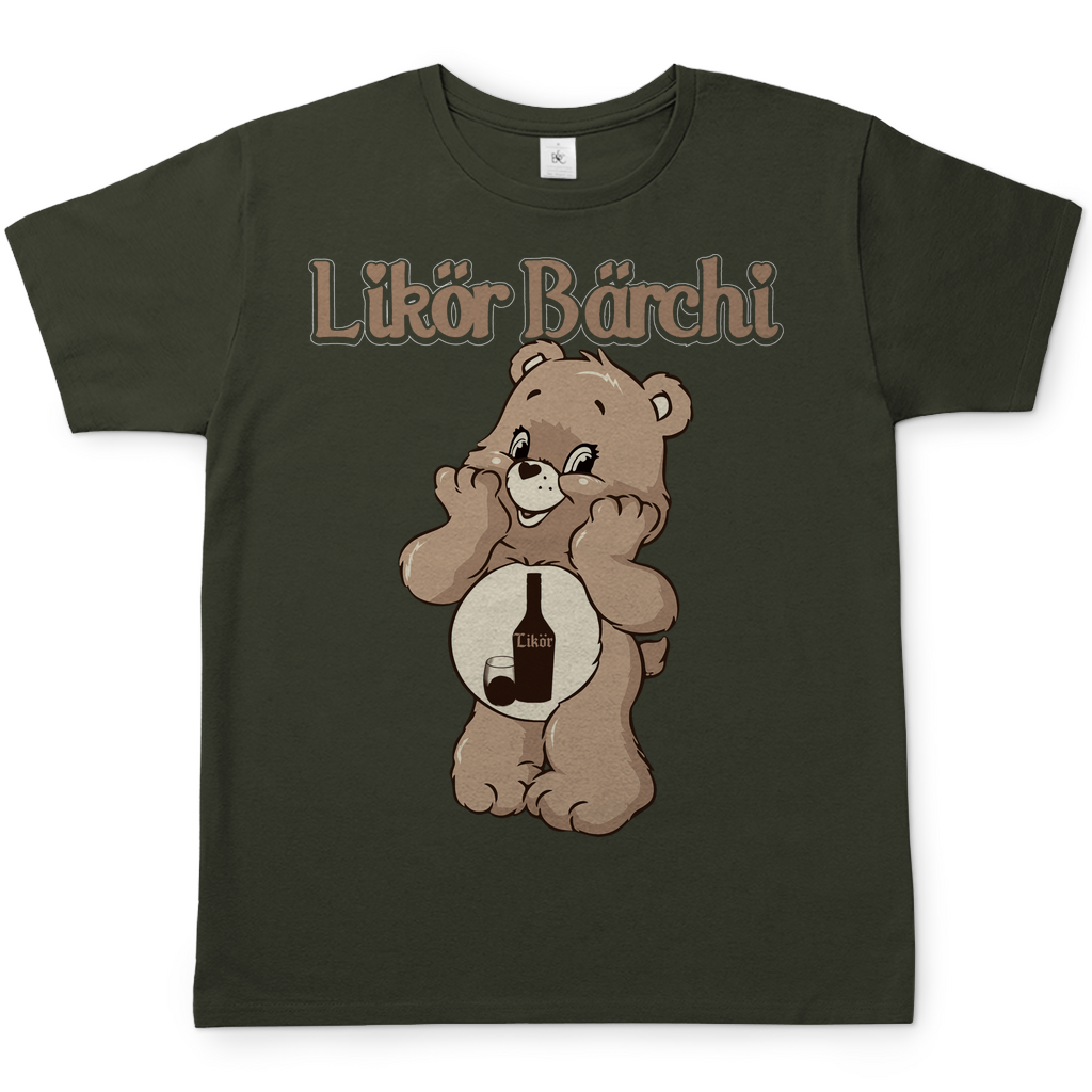 Likör Bärchi - Glücksbärchi - Herren Shirt Urban Khaki