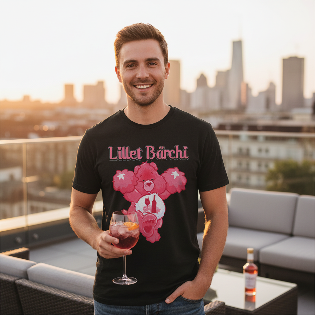 Lillet Bärchi - Glücksbärchi - Herren Shirt