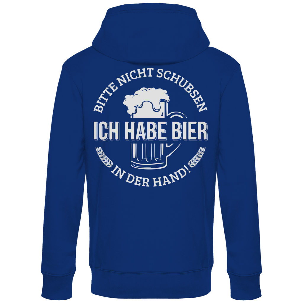 Bitte nicht schubsen - Unisex Hoodie Royal