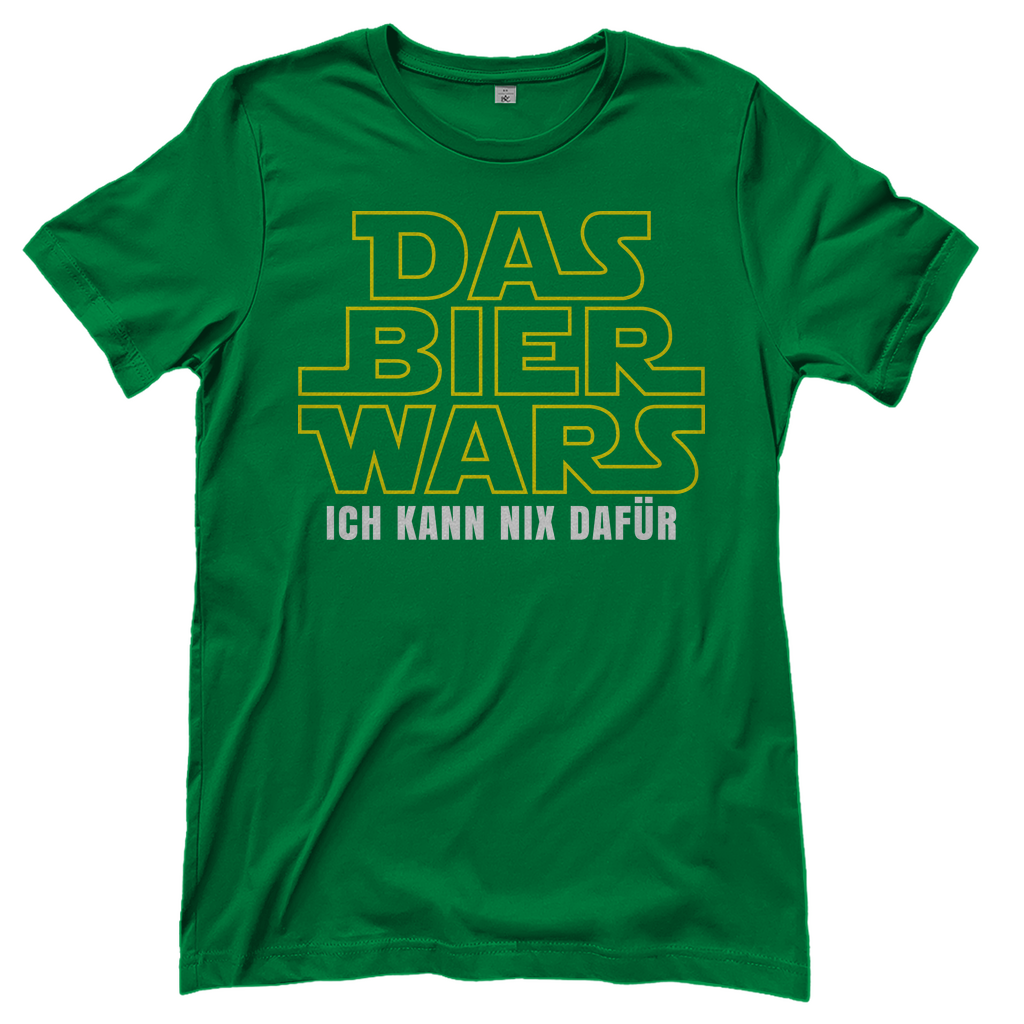 Das Bier Wars ich kann nix dafür Star Wars - Damenshirt Kelly Green