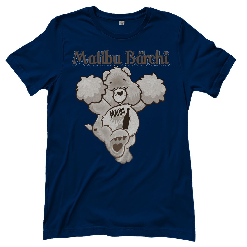 Malibu Bärchi - Glücksbärchi - Damenshirt Navy