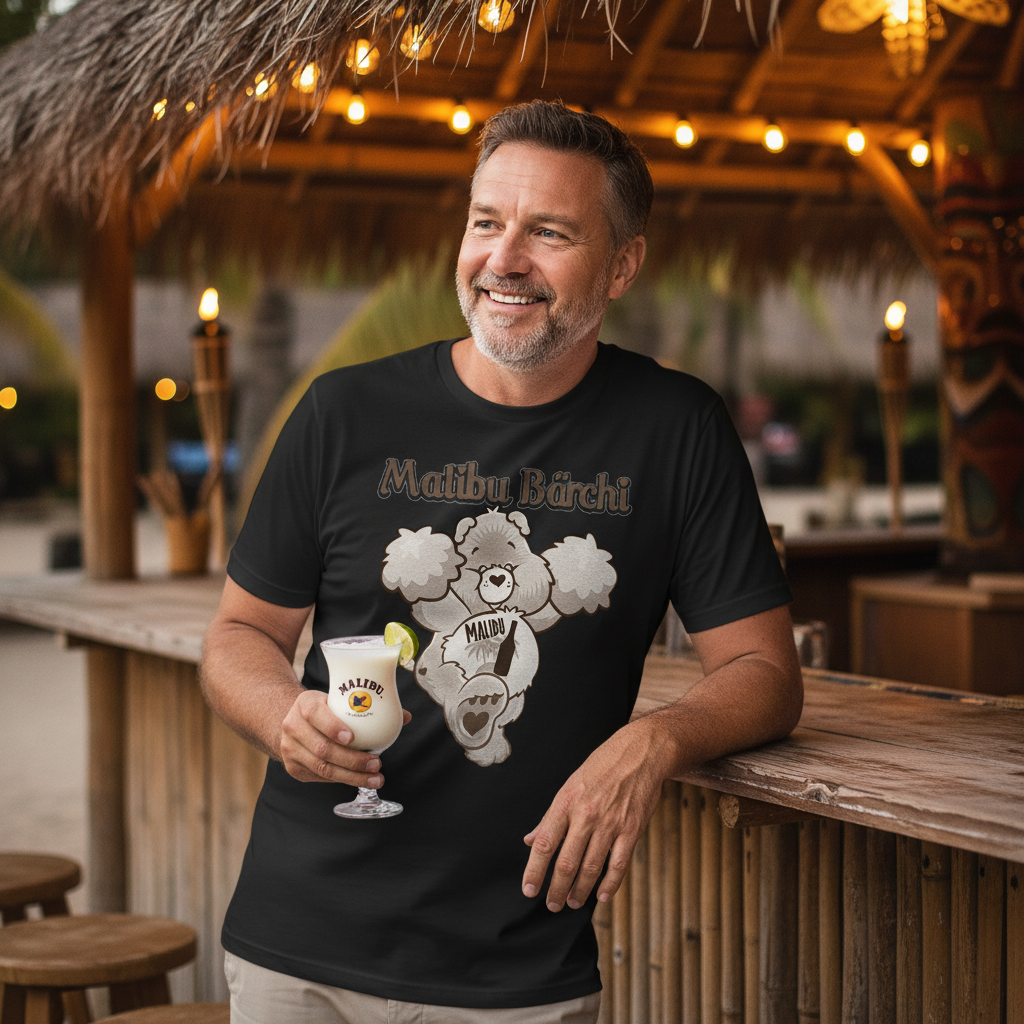 Malibu Bärchi - Glücksbärchi - Herren Shirt