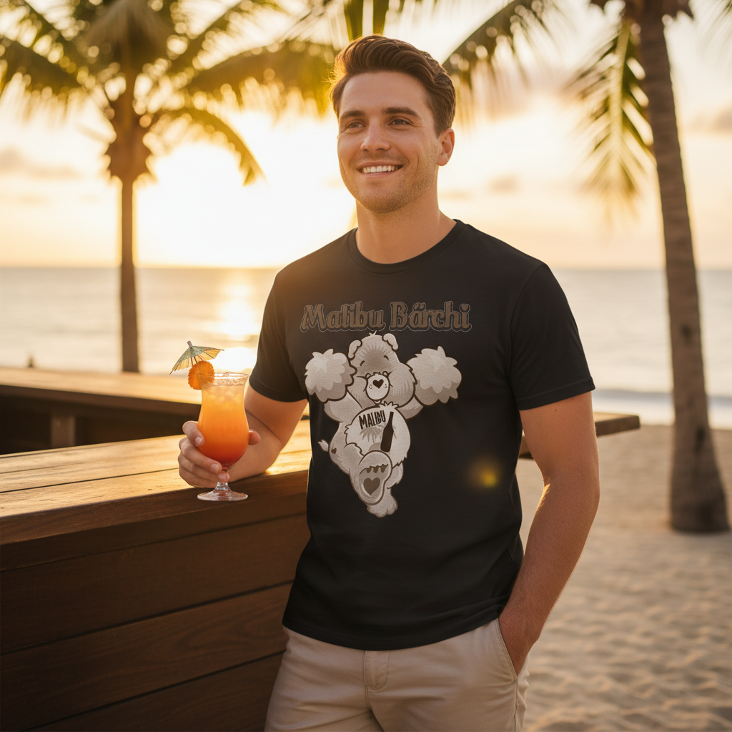 Malibu Bärchi - Glücksbärchi - Herren Shirt