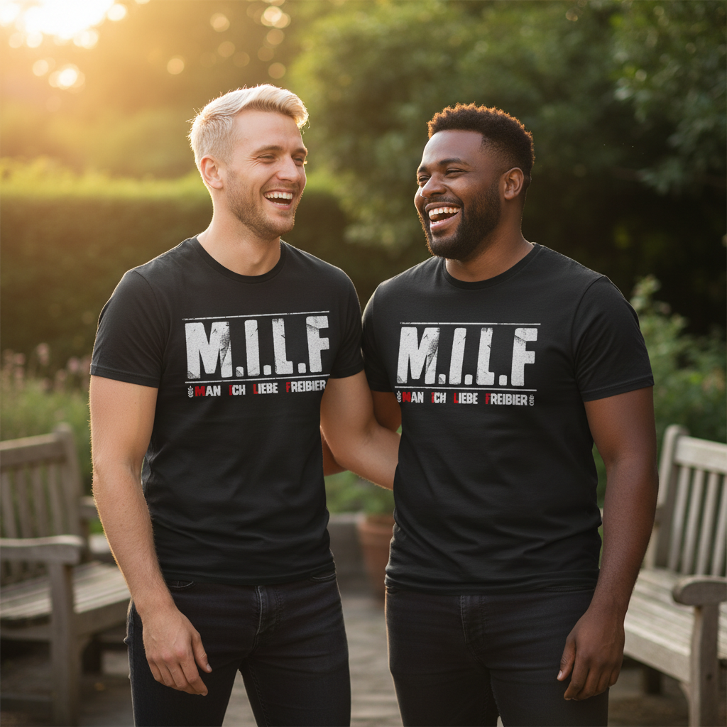 MILF man ich liebe Freibier - Herren Shirt