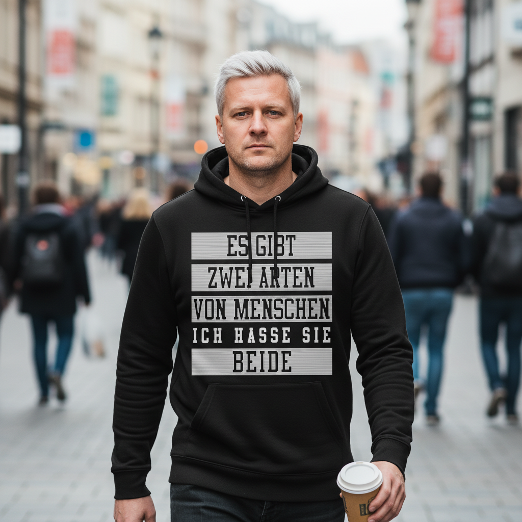 Es gibt zwei Arten von Menschen - Unisex Hoodie
