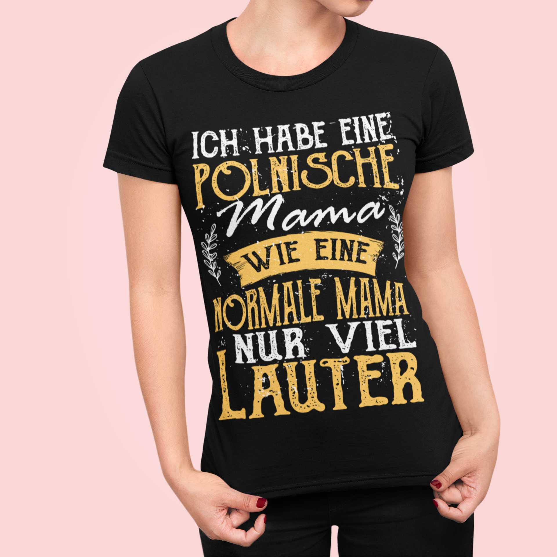 Polnische Mutter Shirt – Wie eine normale Mama nur viel lauter Geschenkidee