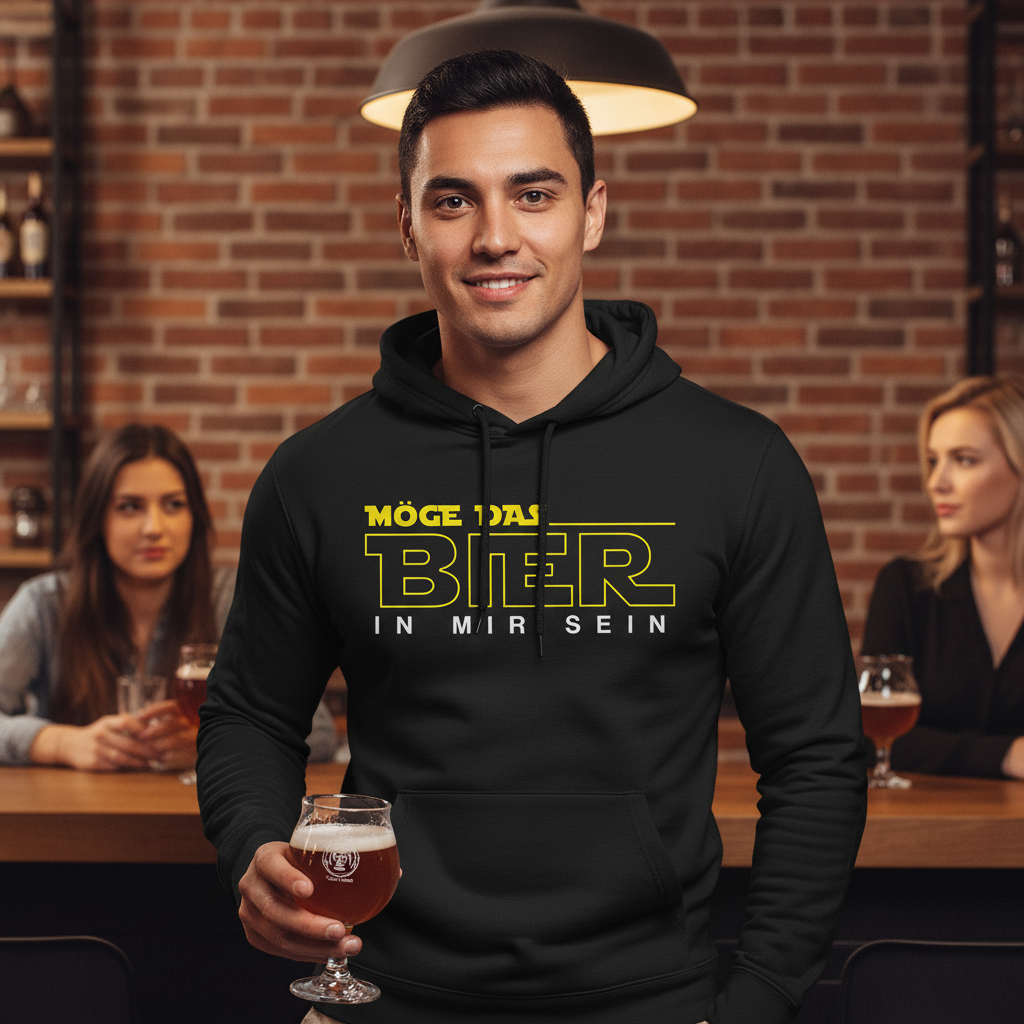 Möge das Bier in mir sein - Star Wars - Unisex Hoodie