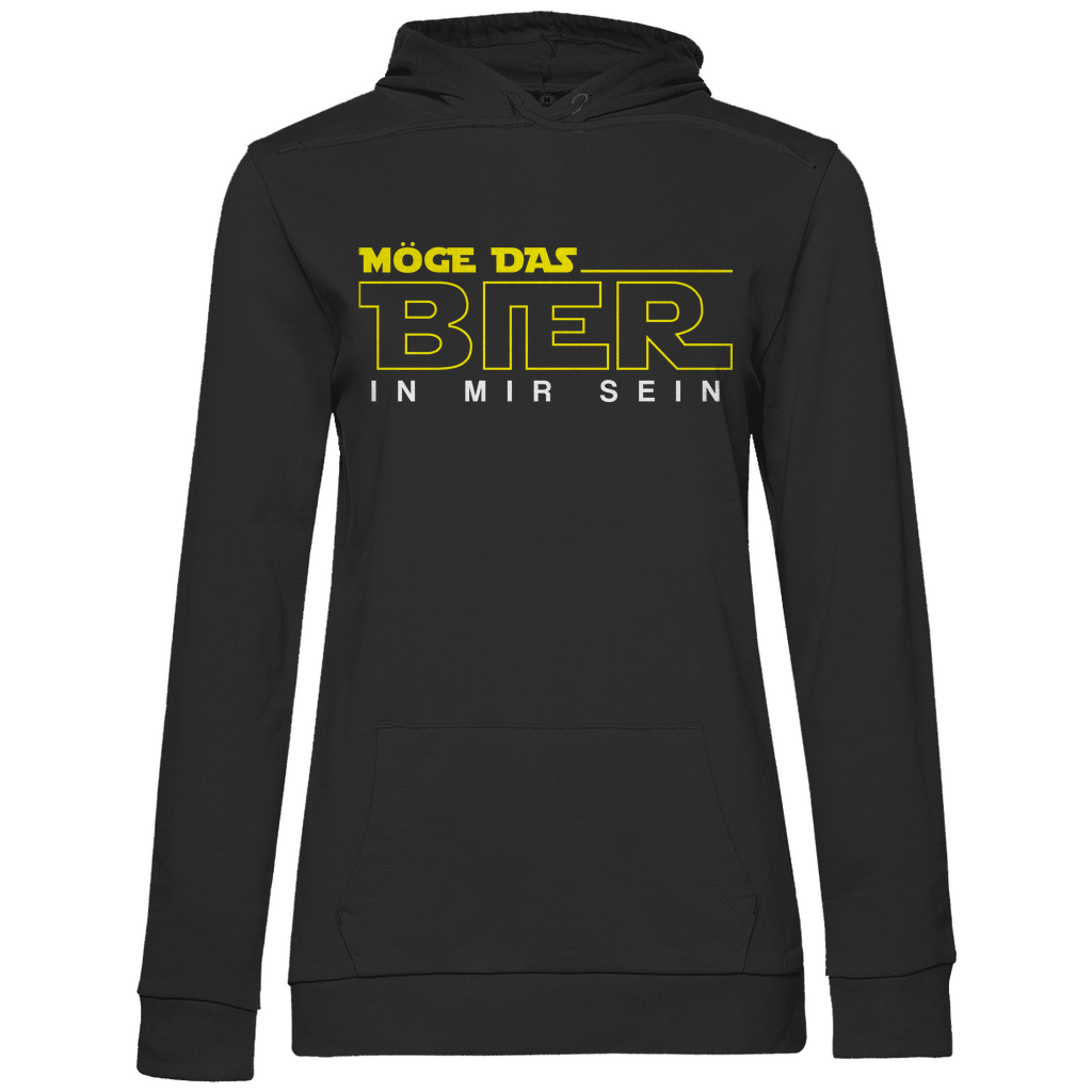 Möge das Bier in mir sein - Star Wars - Damen Hoodie Black