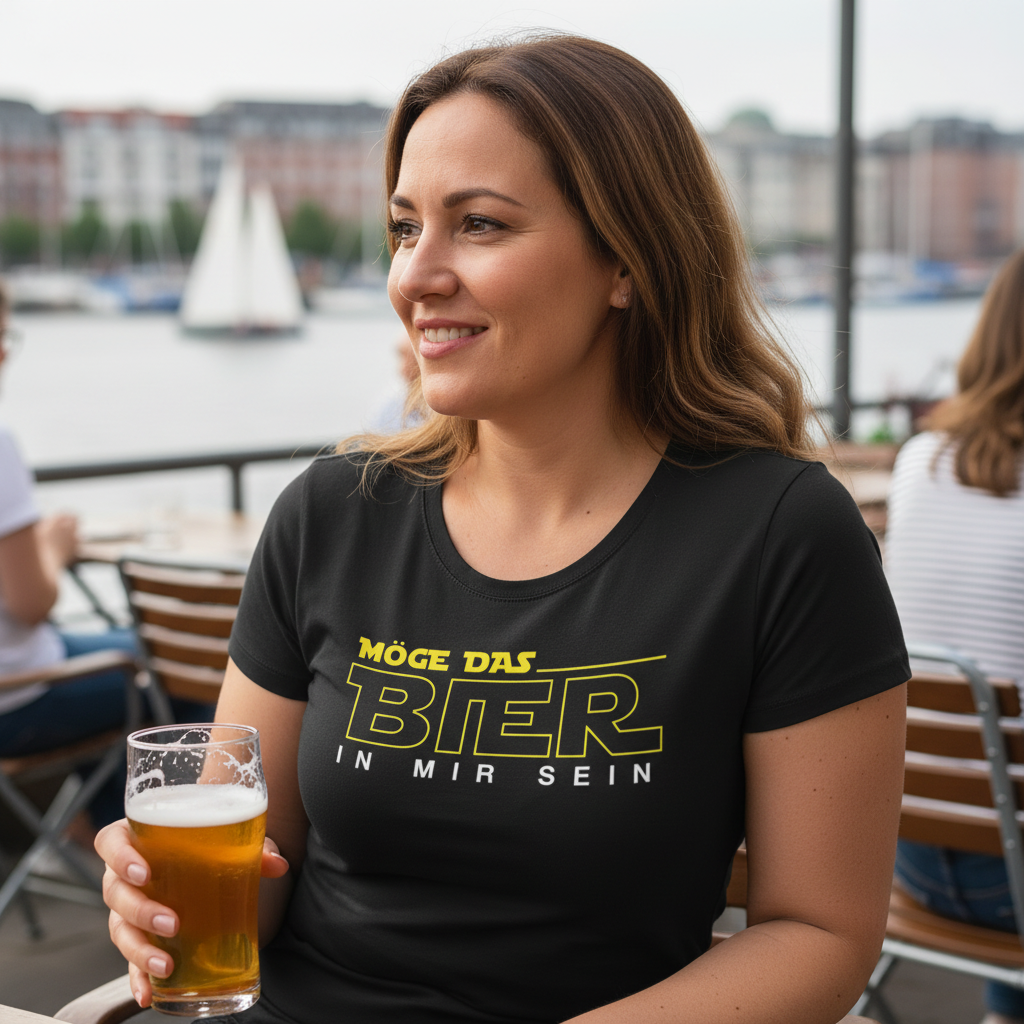 Möge das Bier in mir sein - Star Wars - Damenshirt