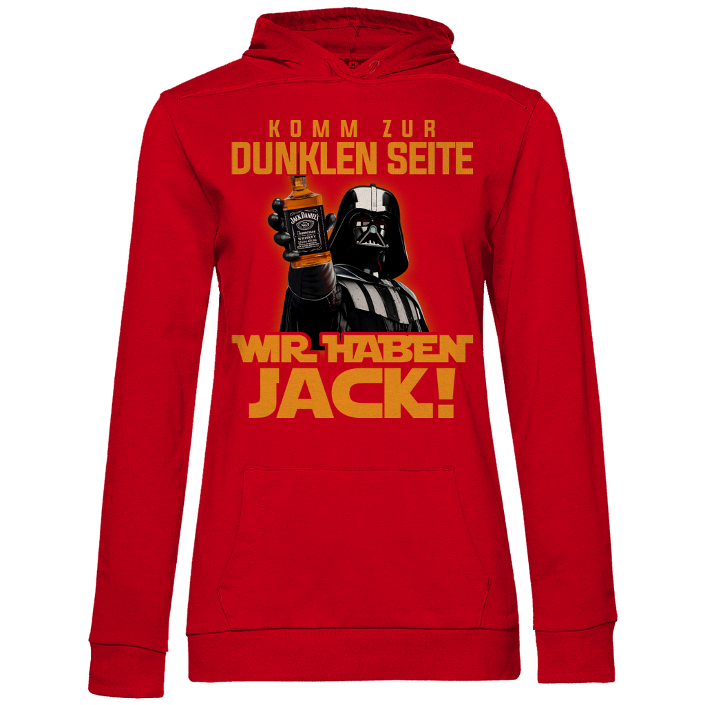 Komm zur dunklen Seite wir haben Jack Darth Vader - Damen Hoodie Red