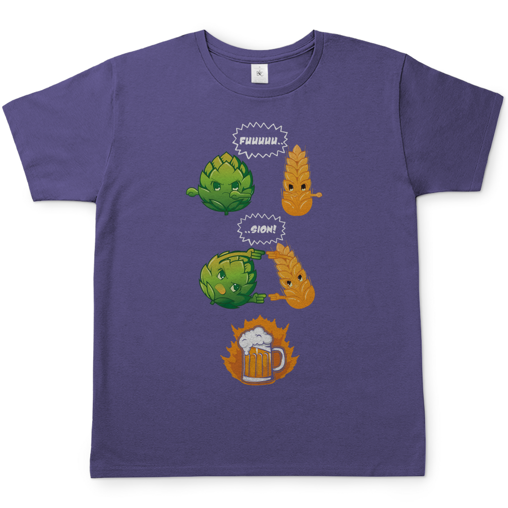 Bier Fusion - Herren Shirt Millennial Lilac