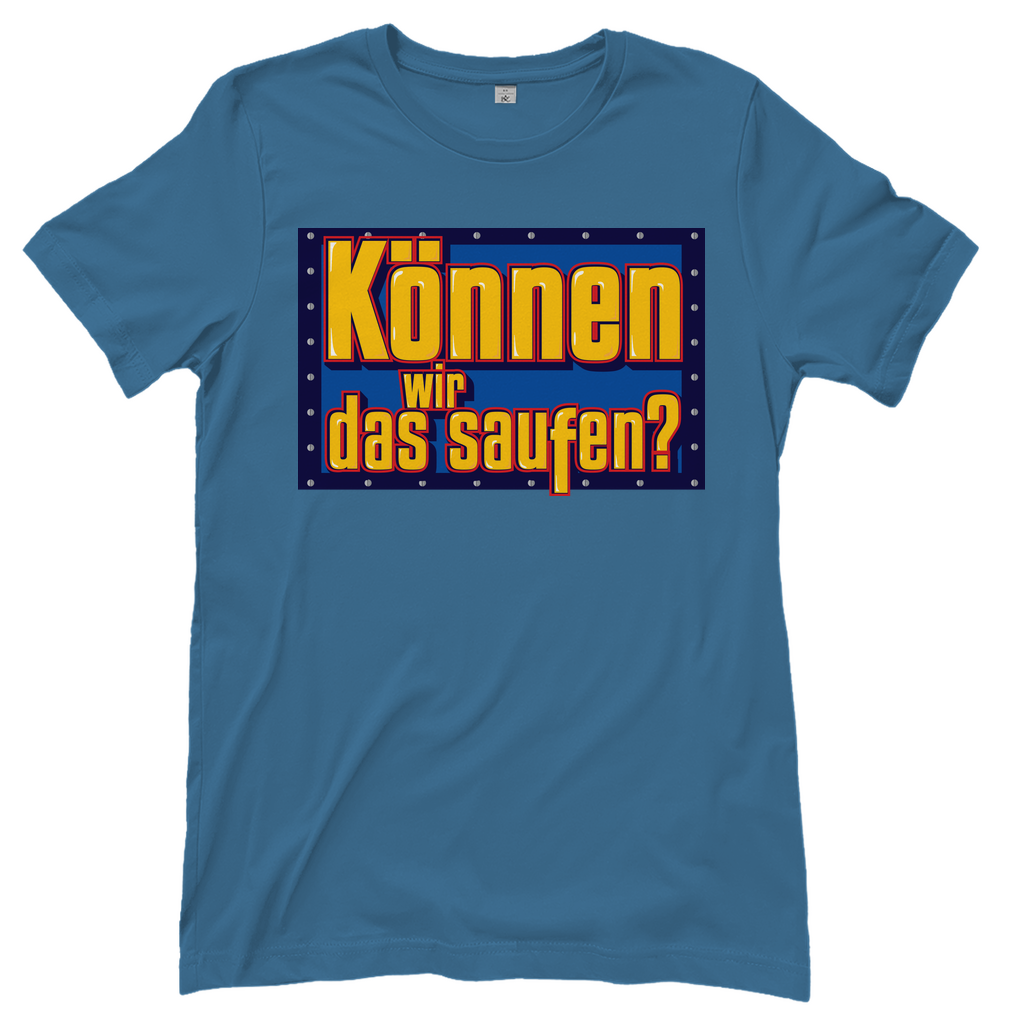 Können wir das saufen? Bob der Baumeister - Damenshirt Stone Blue