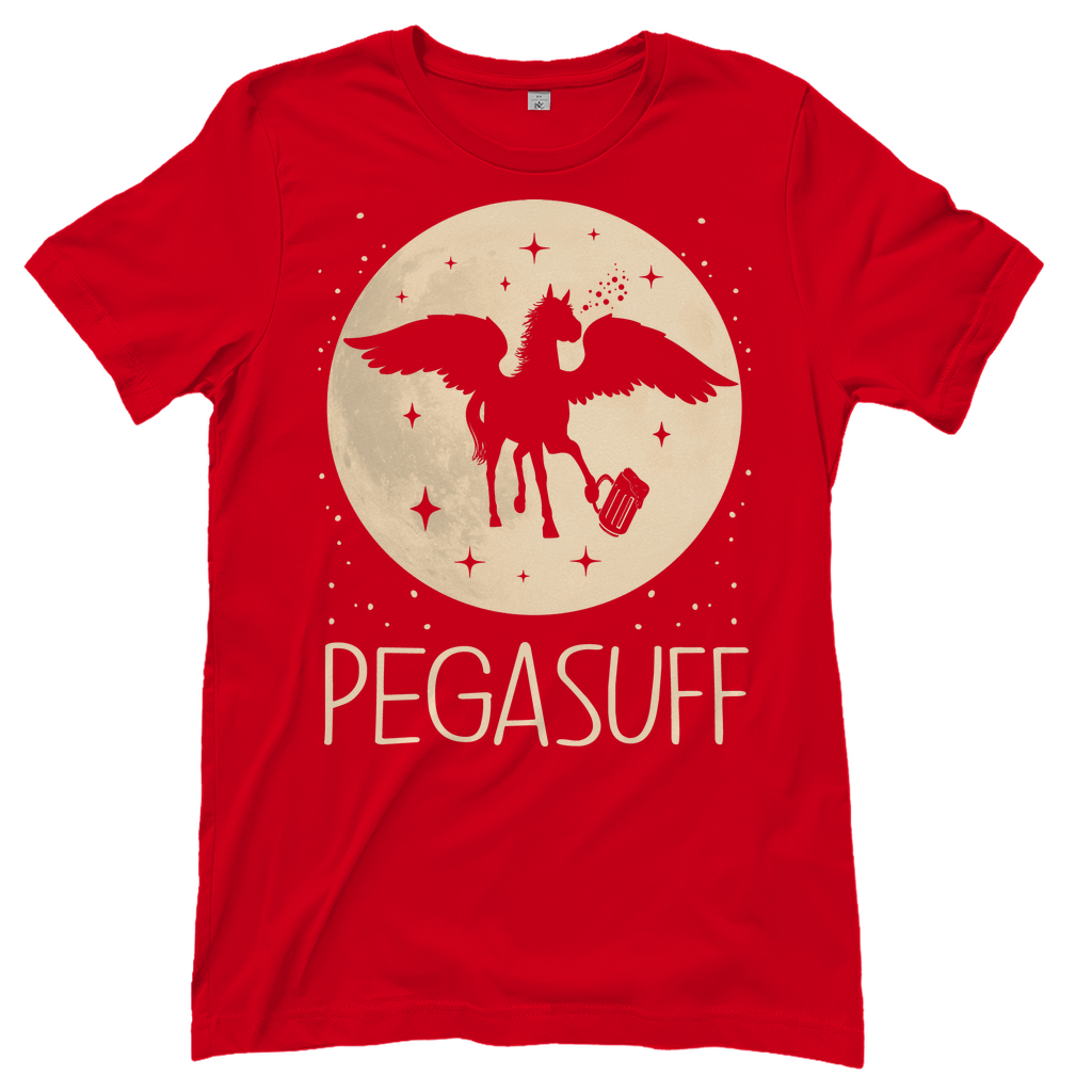 Mond Prinzessin - Pegasuff - Damenshirt Red