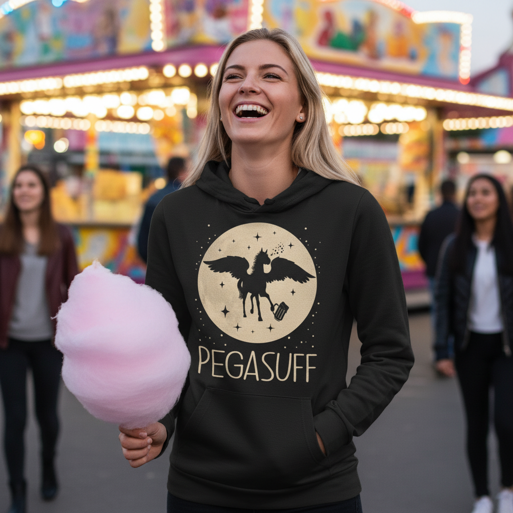Mond Prinzessin - Pegasuff - Damen Hoodie