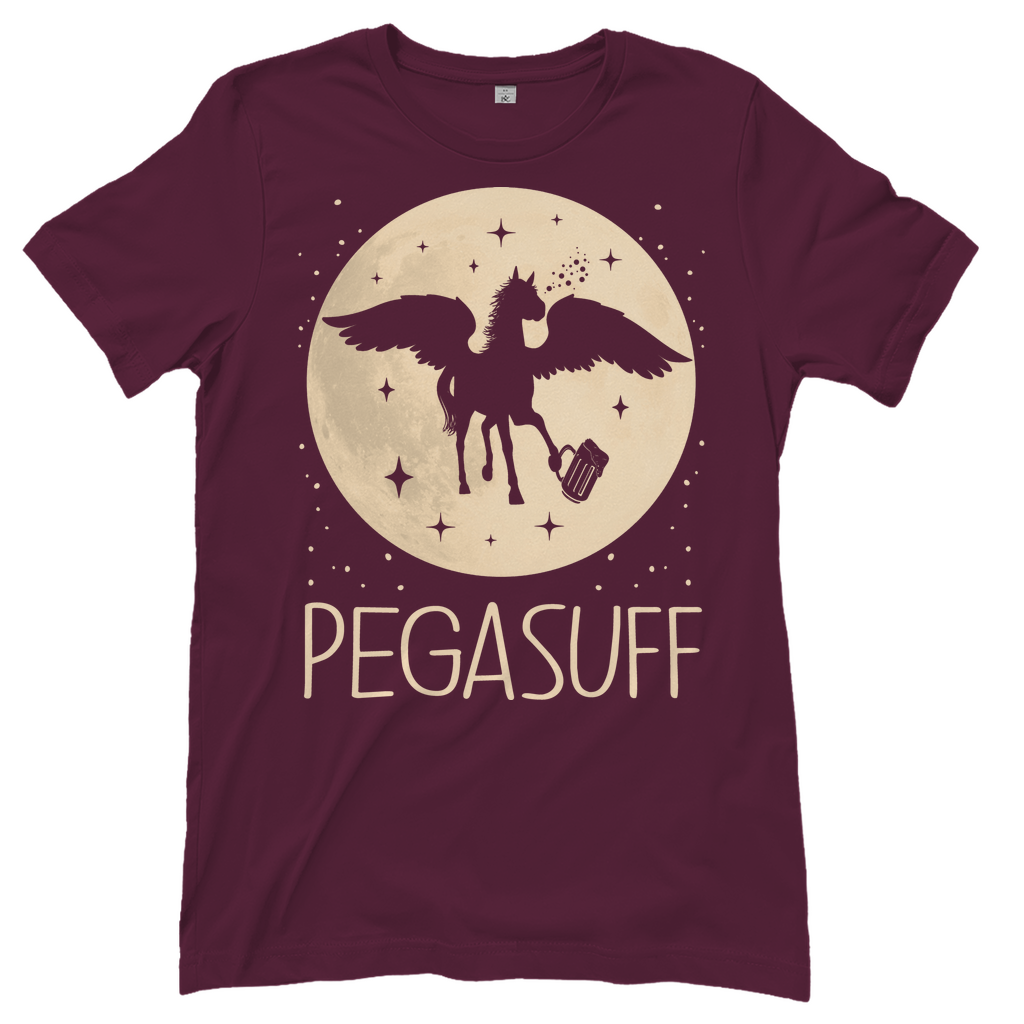 Mond Prinzessin - Pegasuff - Damenshirt Burgundy