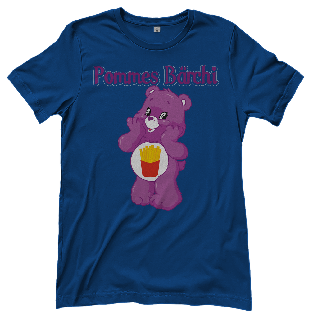 Pommes Bärchi - Glücksbärchi - Damenshirt Royal Blue