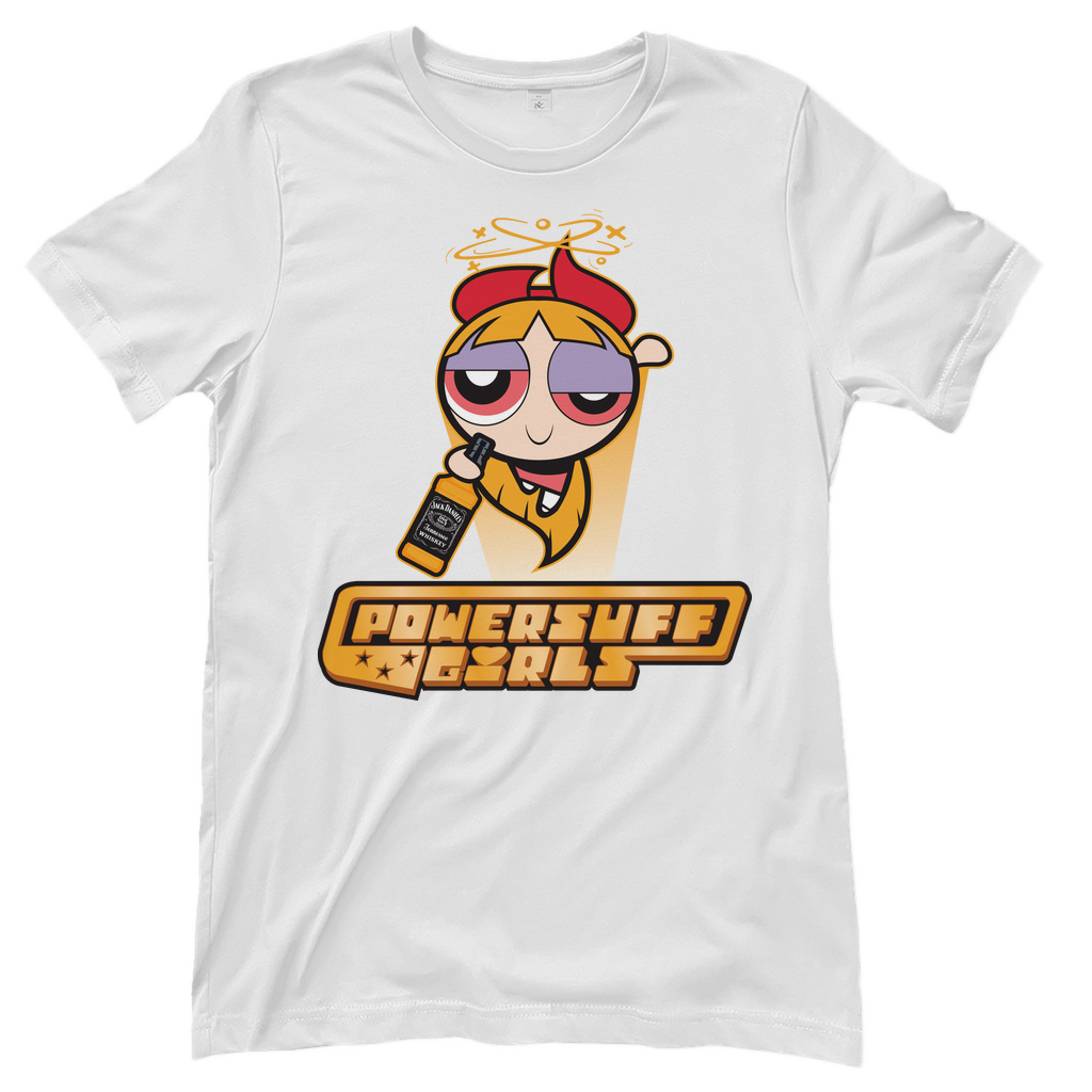 Blossom Powersuff Powerpuff Girls - Damenshirt White